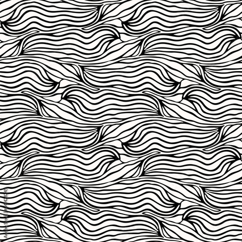 Seamless pattern with a simple abstract drawing. Vector illustration.