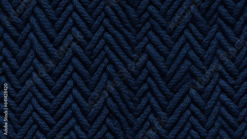 Wallpaper Mural Closed Navy Blue Wool Pattern Torontodigital.ca