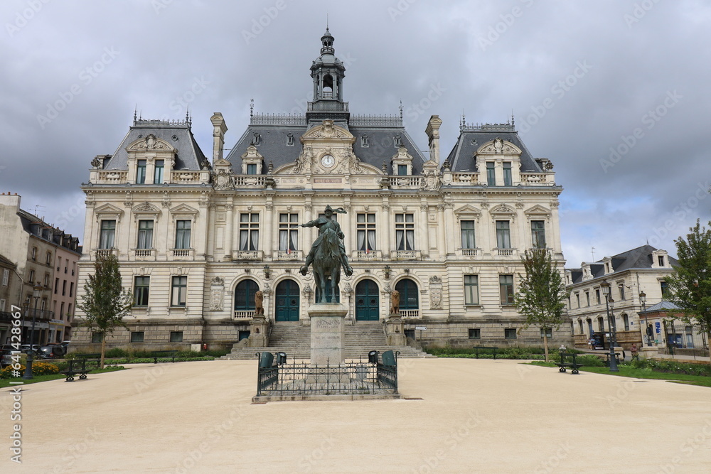 La mairie, vue de l'extérieur, ville de Vannes, département du Morbihan, Bretagne, France