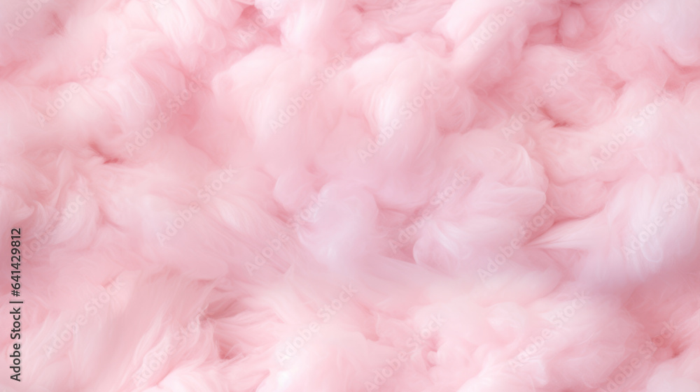 Seamless Pink Cotton Candy Texture