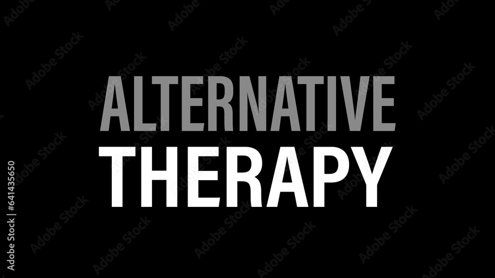 Obraz premium Alternative therapy 