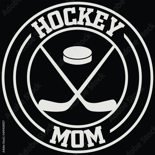 Hockey Mom Gift T-shirt Design