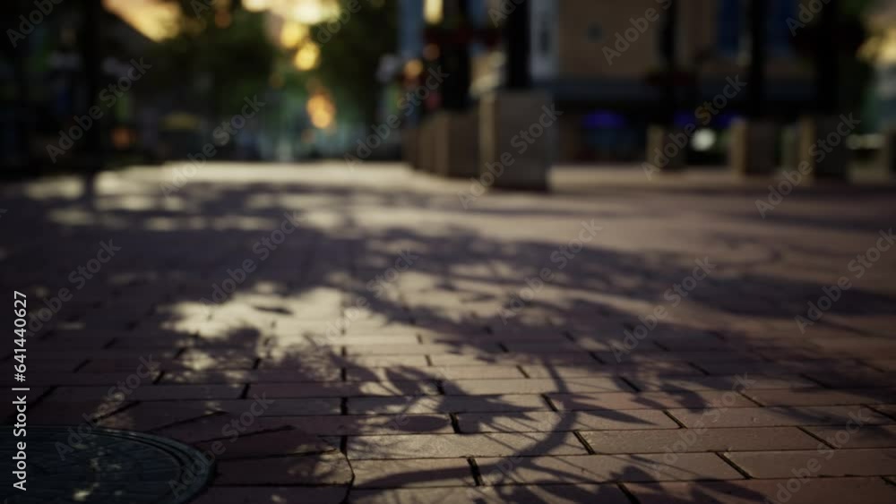small town with empty streets small town with empty streets