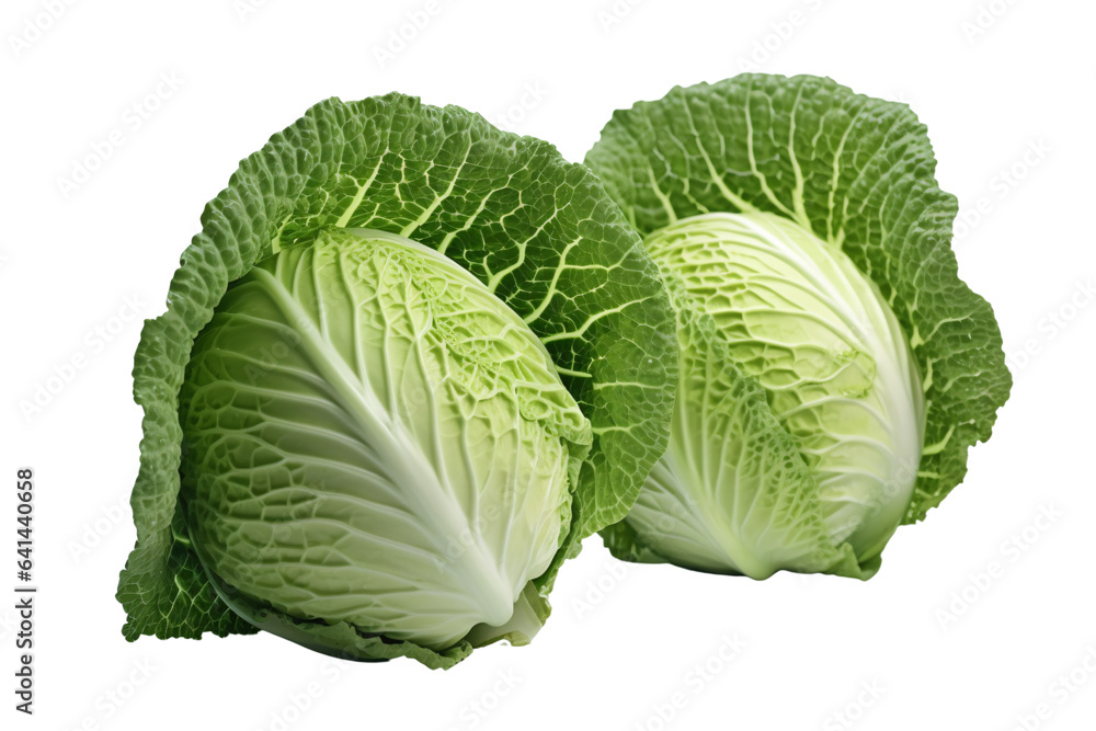 Obraz premium cabbage isolated on white background