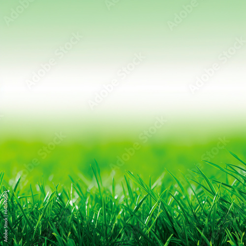 fresh green grass copy space