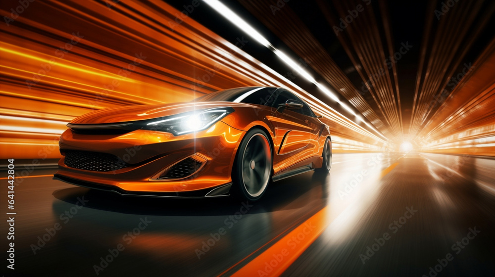 Transportation drive race automobile speed vehicle car automotive auto fast luxury modern - obrazy, fototapety, plakaty 