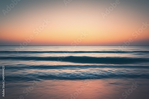 a sunset on the beacha sunset on the beachbeautiful sunset over the sea photo