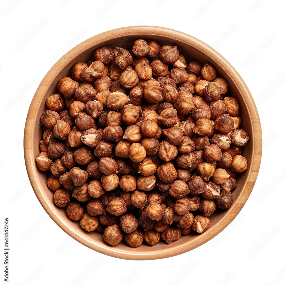 bowl with hazelnuts bowl with hazelnuts