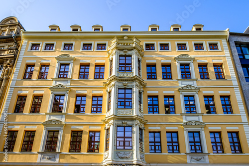 historic buildings at the old town of Leipzig - Germany