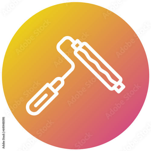 Paint roller Vector Icon Design Illustration