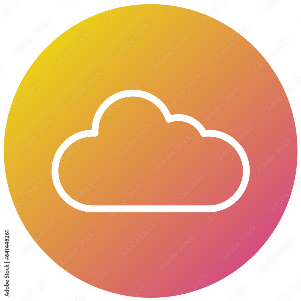 Cloud Vector Icon Design Illustration Cloud Vector Icon Design Illustration