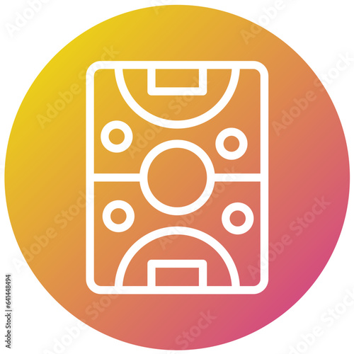 Air hockey Vector Icon Design Illustration