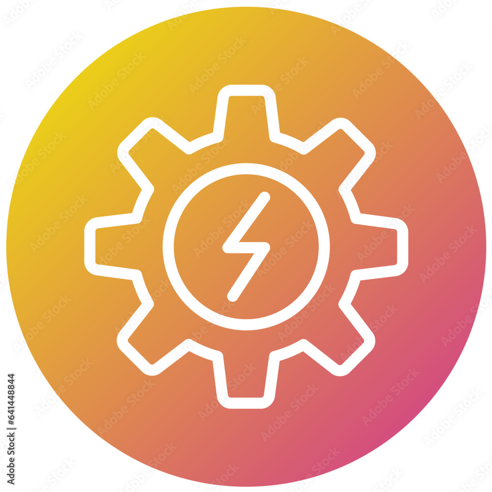 Electric gear Vector Icon Design Illustration Electric gear Vector Icon Design Illustration