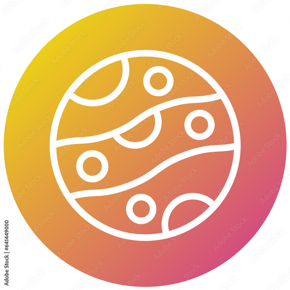 Fototapeta premium Planet Vector Icon Design Illustration