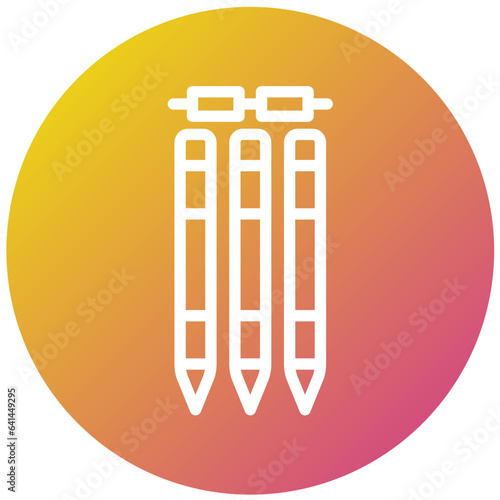 Wickets Vector Icon Design Illustration