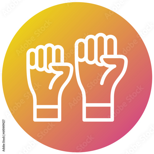 Protest Vector Icon Design Illustration