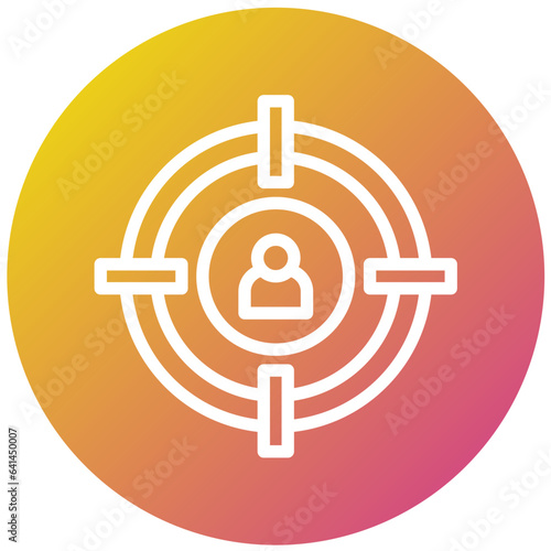 Head hunting Vector Icon Design Illustration