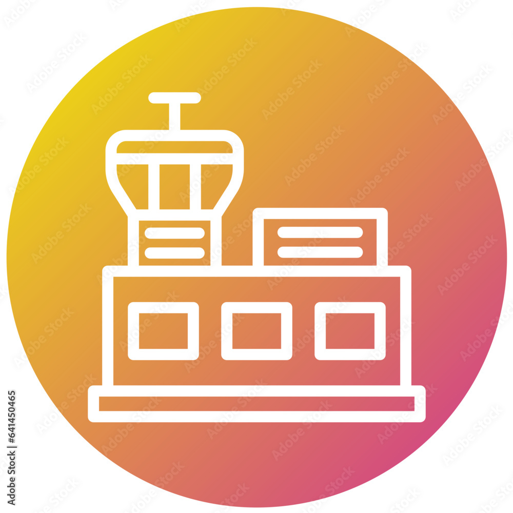 Airport Vector Icon Design Illustration Airport Vector Icon Design Illustration