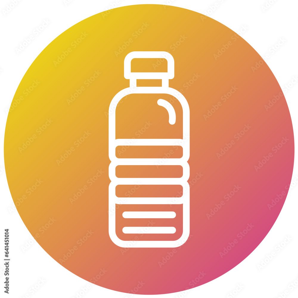 Water bottle Vector Icon Design Illustration