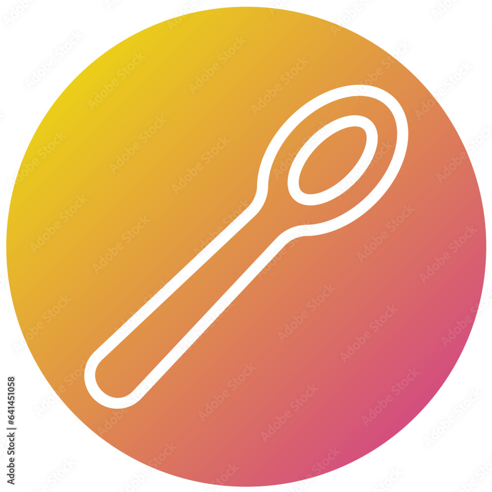 Spoon Vector Icon Design Illustration Spoon Vector Icon Design Illustration