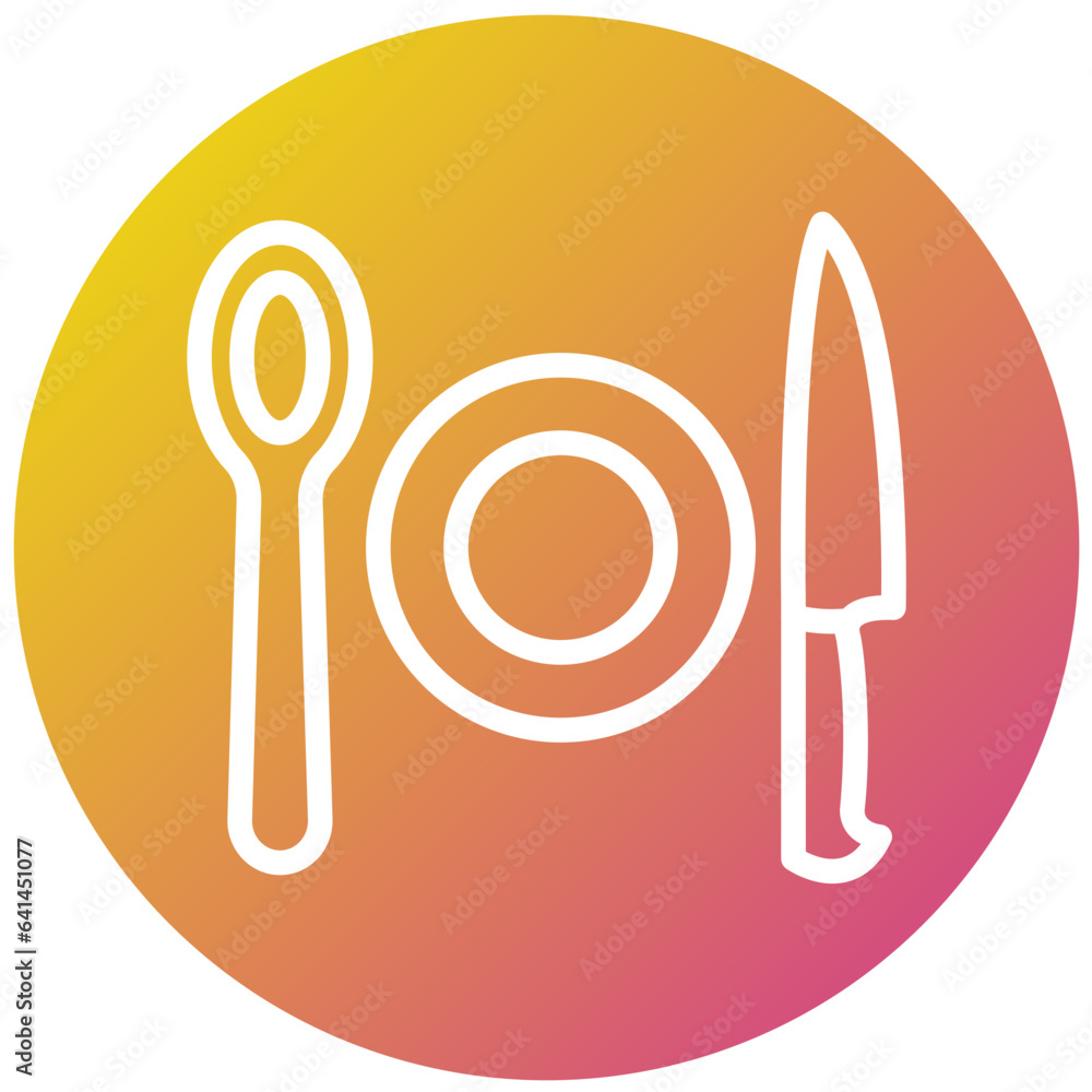 Dining meal Vector Icon Design Illustration Dining meal Vector Icon Design Illustration
