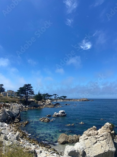 rocks and sea