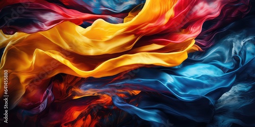 Beautiful colombian colors in artistic way