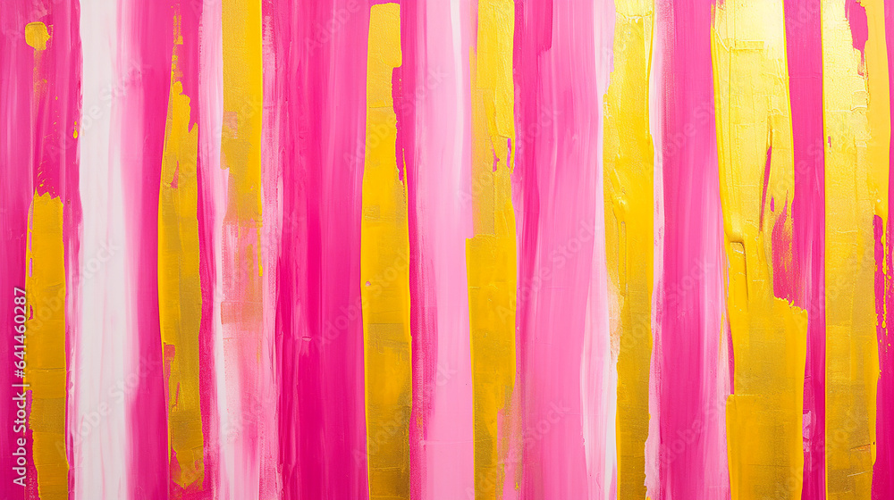 Paintbrush Stroke Background in Pink & Gold Created with Generative AI Technology Paintbrush Stroke Background in Pink & Gold Created with Generative AI Technology