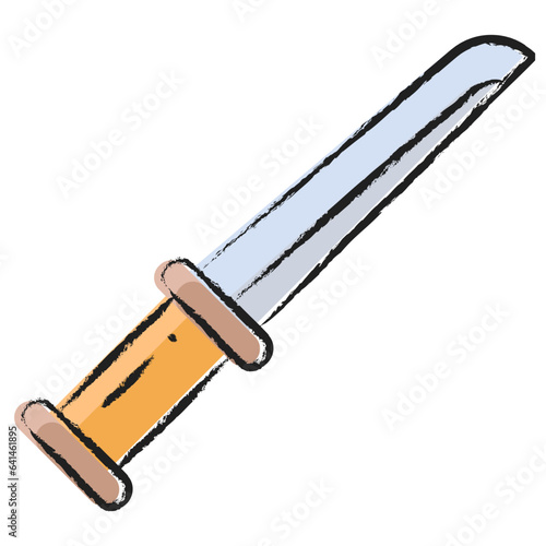Hand drawn Knife icon