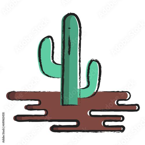 Hand drawn Cactus icon