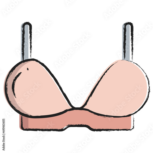 Hand drawn Bra icon