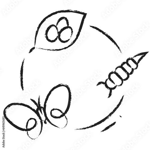 Hand drawn Life cycle icon
