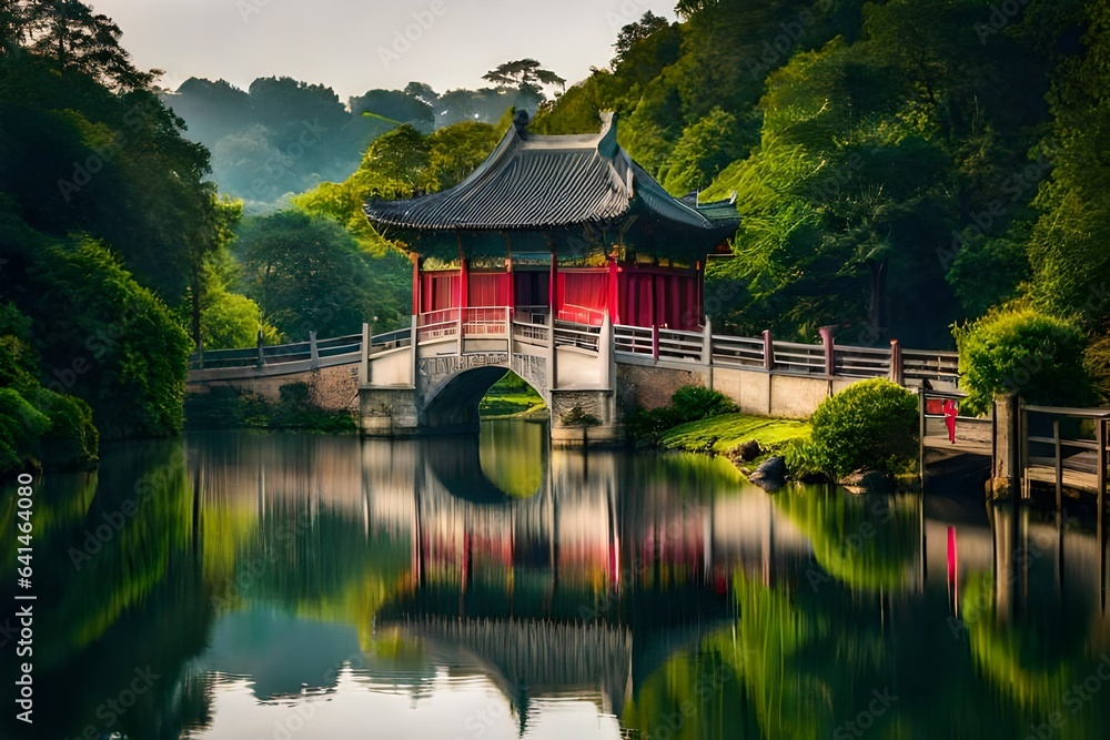 pavilion in the garden