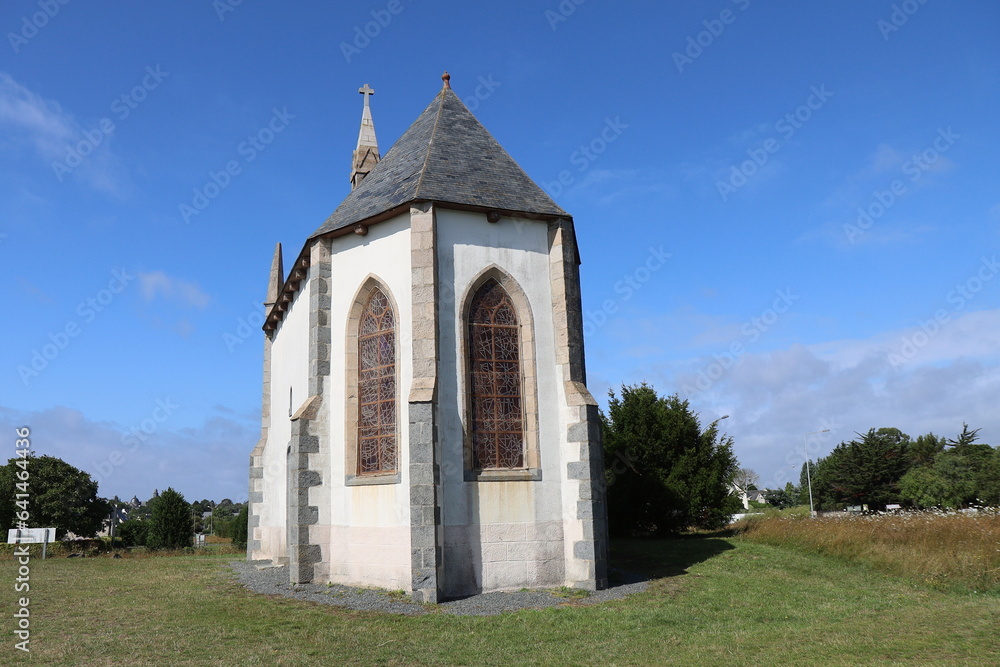 Chapelle Notre Dame de l'espérance, village de Binic - Etables sur Mer, département des Côtes d'Armor, Bretagne, France