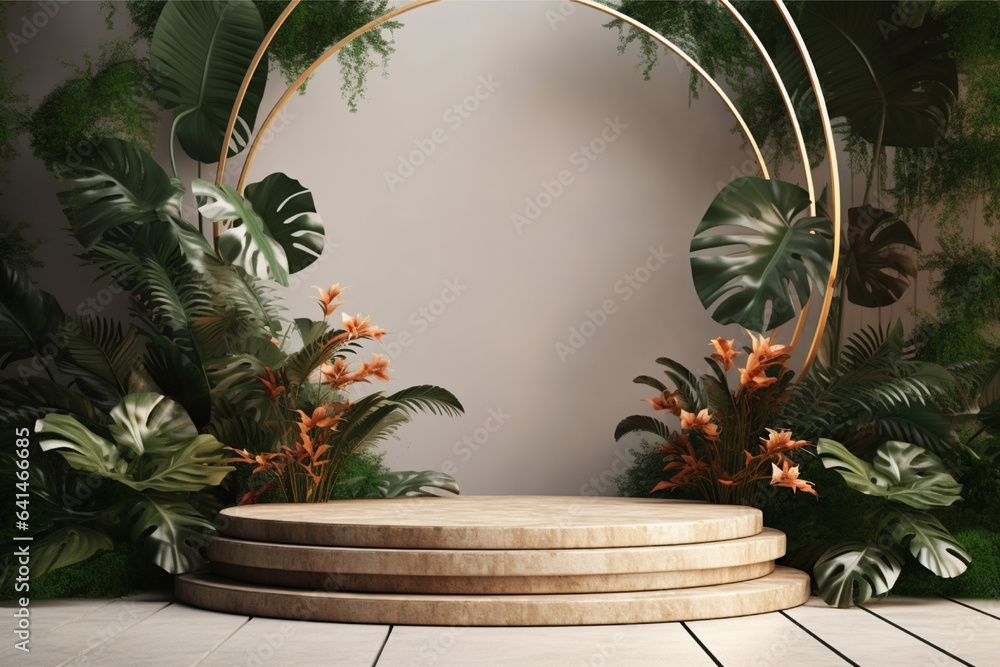 Obraz premium Product display 3d podium background