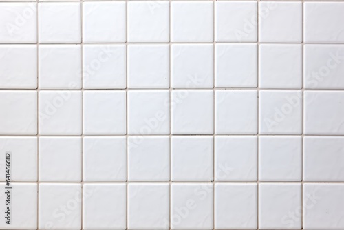 White tile wall chequered background bathroom floor