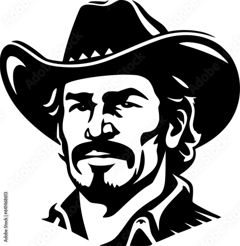 Cowboy - High Quality Vector Logo - Vector illustration ideal for T-shirt graphic