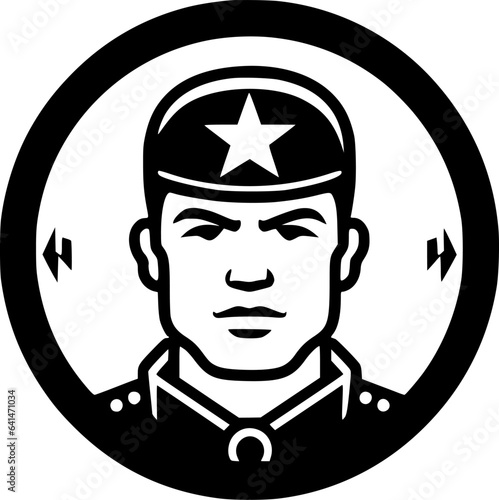 Military | Minimalist and Simple Silhouette - Vector illustration