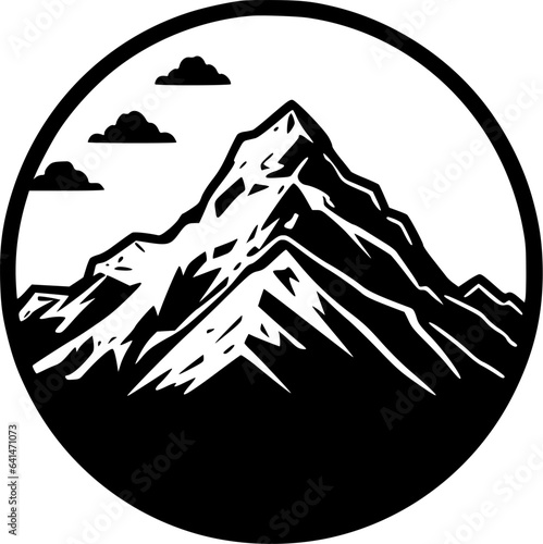 Mountain - High Quality Vector Logo - Vector illustration ideal for T-shirt graphic