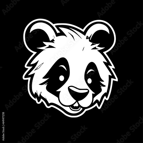 Panda - Minimalist and Flat Logo - Vector illustration