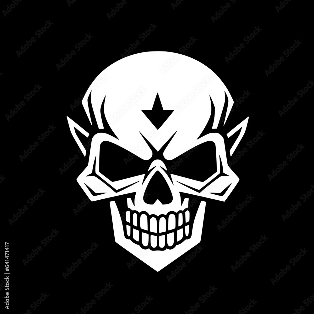 Skull - Minimalist and Flat Logo - Vector illustration Skull - Minimalist and Flat Logo - Vector illustration