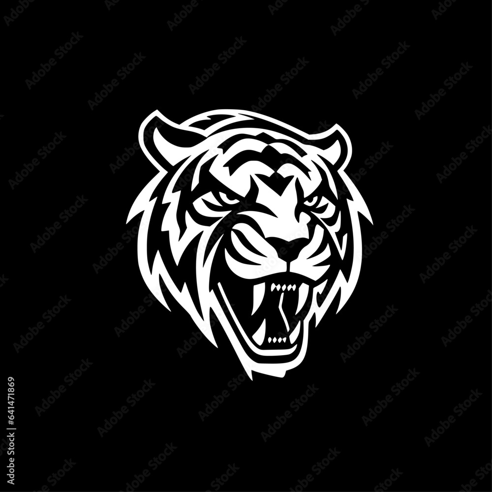 Tiger | Minimalist and Simple Silhouette - Vector illustration Tiger | Minimalist and Simple Silhouette - Vector illustration