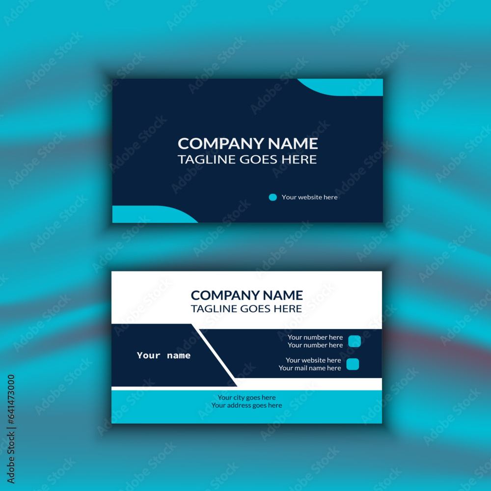 Modern Business Card - Creative and Clean Business Card Template. Modern Business Card - Creative and Clean Business Card Template.