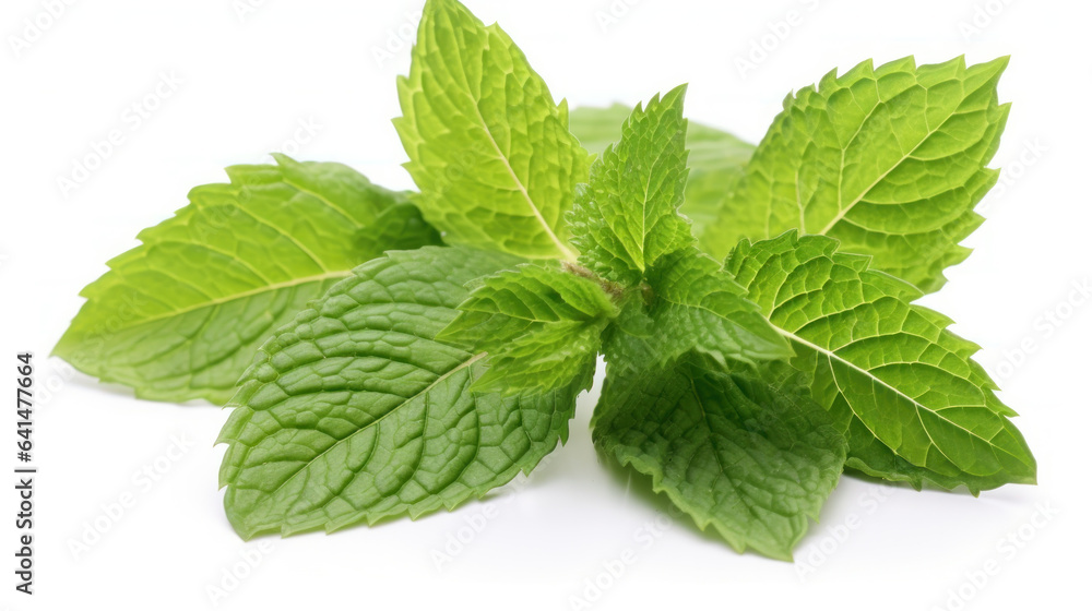 Fresh mint isolated on white background Fresh mint isolated on white background