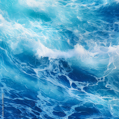 A background of water texture, with the waves creating a rippling effect.