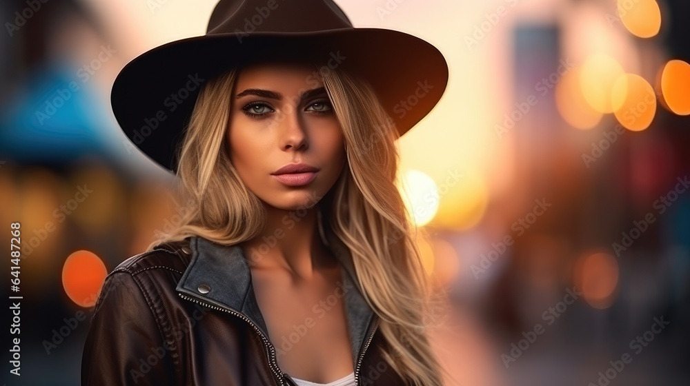 a woman wearing a hat a woman wearing a hat