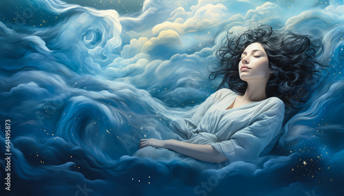 Whimsical Ocean Artistry and Flowing Tresses, Enchanting Mermaid Illustrations and Vector Delights
