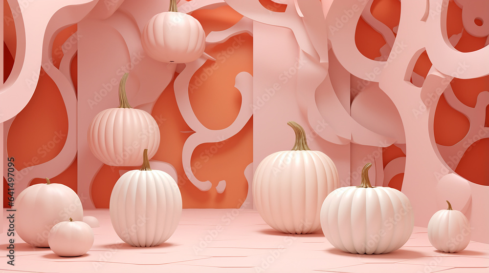 Halloween 3d rendered Luxury background Halloween 3d rendered Luxury background