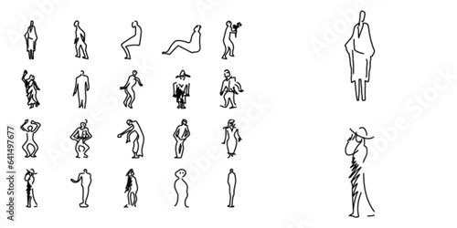 Architecture silhouette set