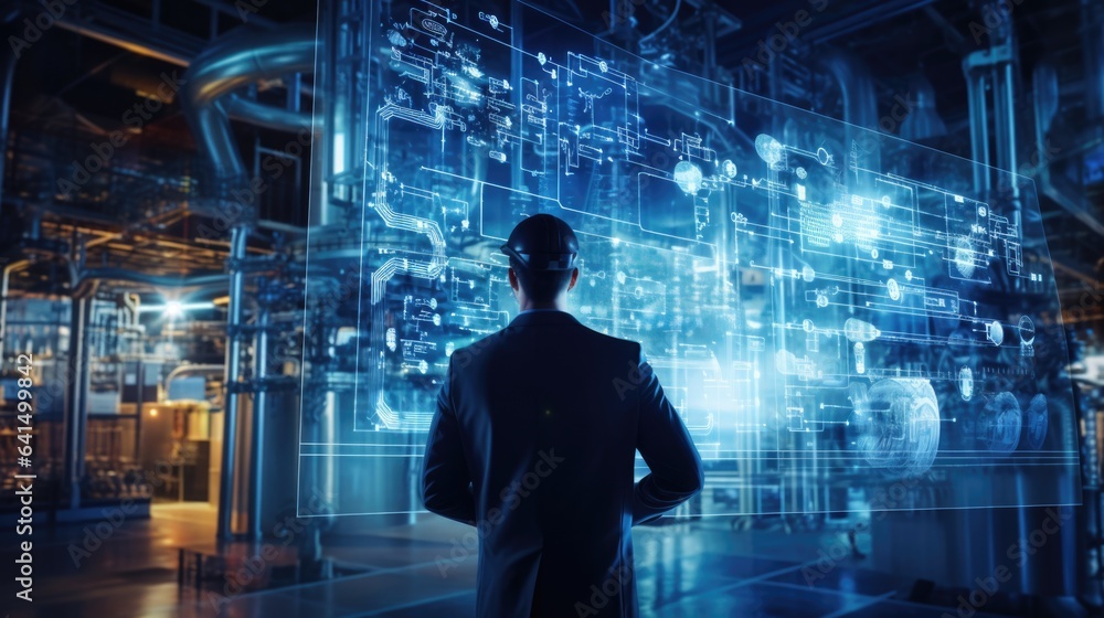 chemical engineer overseeing a production process generative ai chemical engineer overseeing a production process generative ai